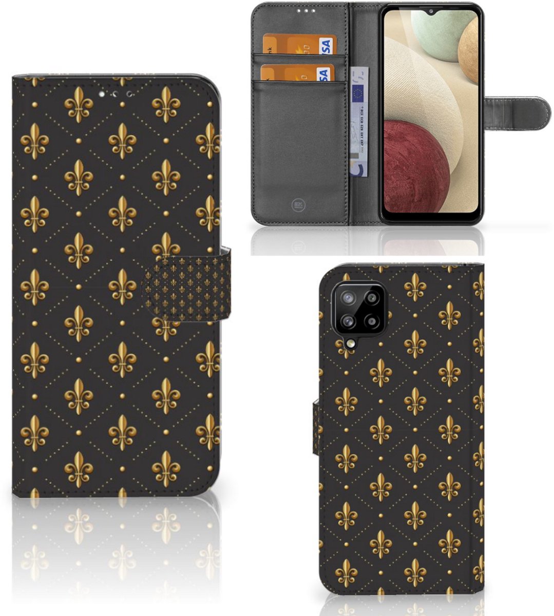 Samsung Galaxy A12 Telefoon Hoesje Franse Lelie