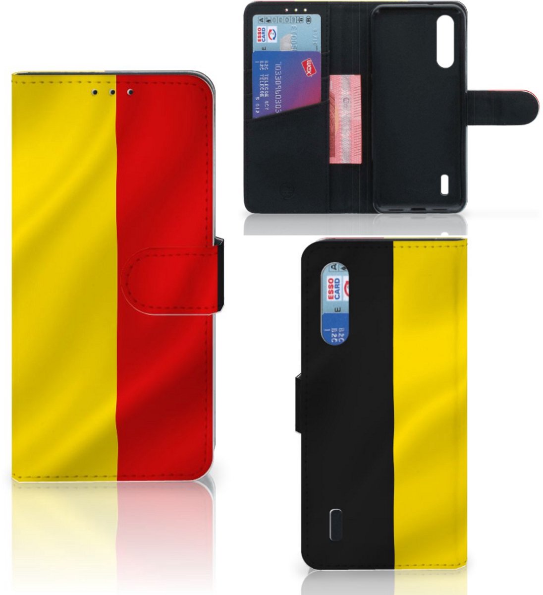 Boekhoesje voor Xiaomi Mi 9 Lite Bookstyle Case Belgische Vlag
