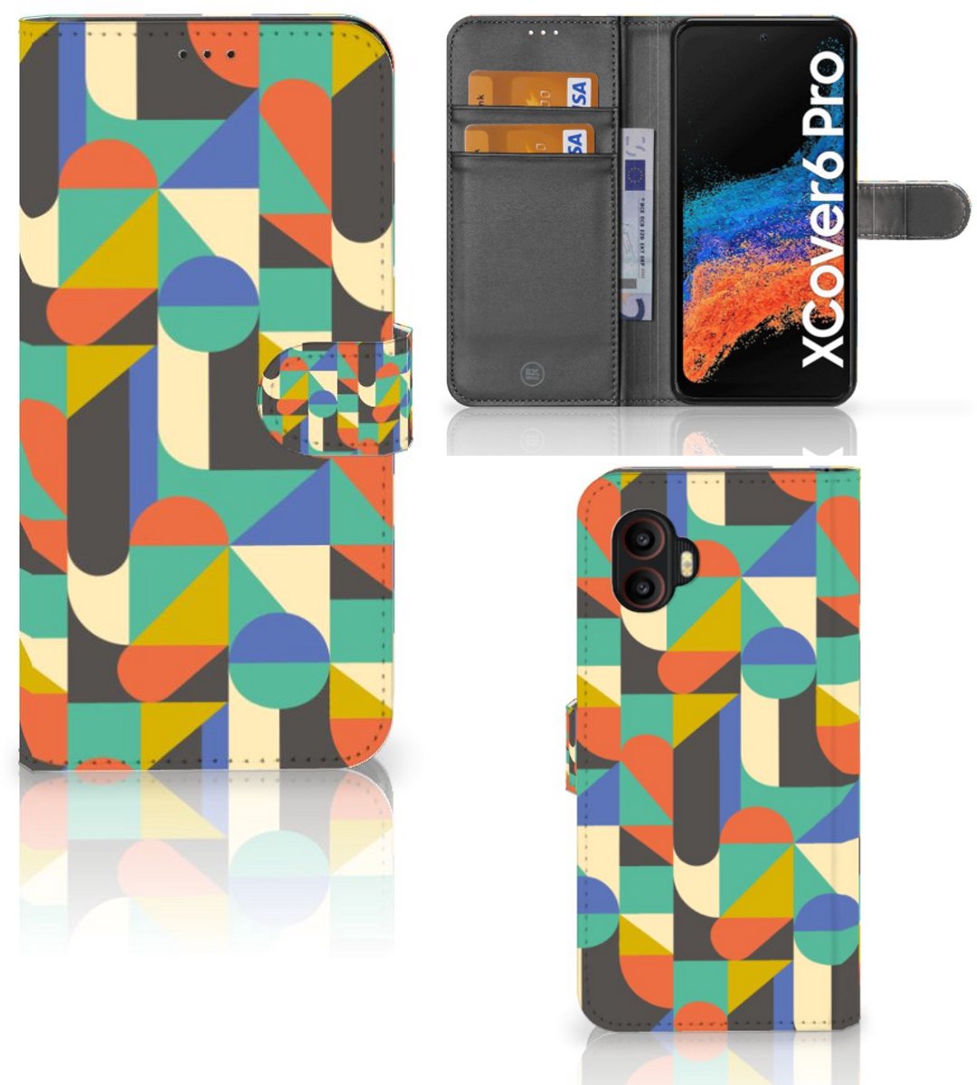Samsung Galaxy Xcover 6 Pro Telefoon Hoesje Funky Retro