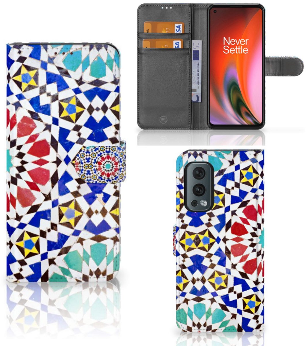 OnePlus Nord 2 5G Bookcase Mozaïek