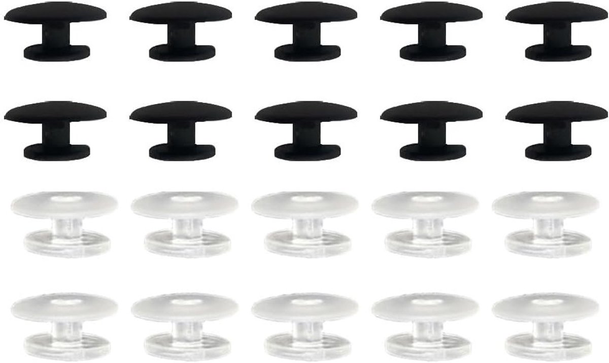 200 Stuks Plastic Snap Knopen voor Schoenen, Tuinlaarzen en Accessoires - Rivets en Decoratie