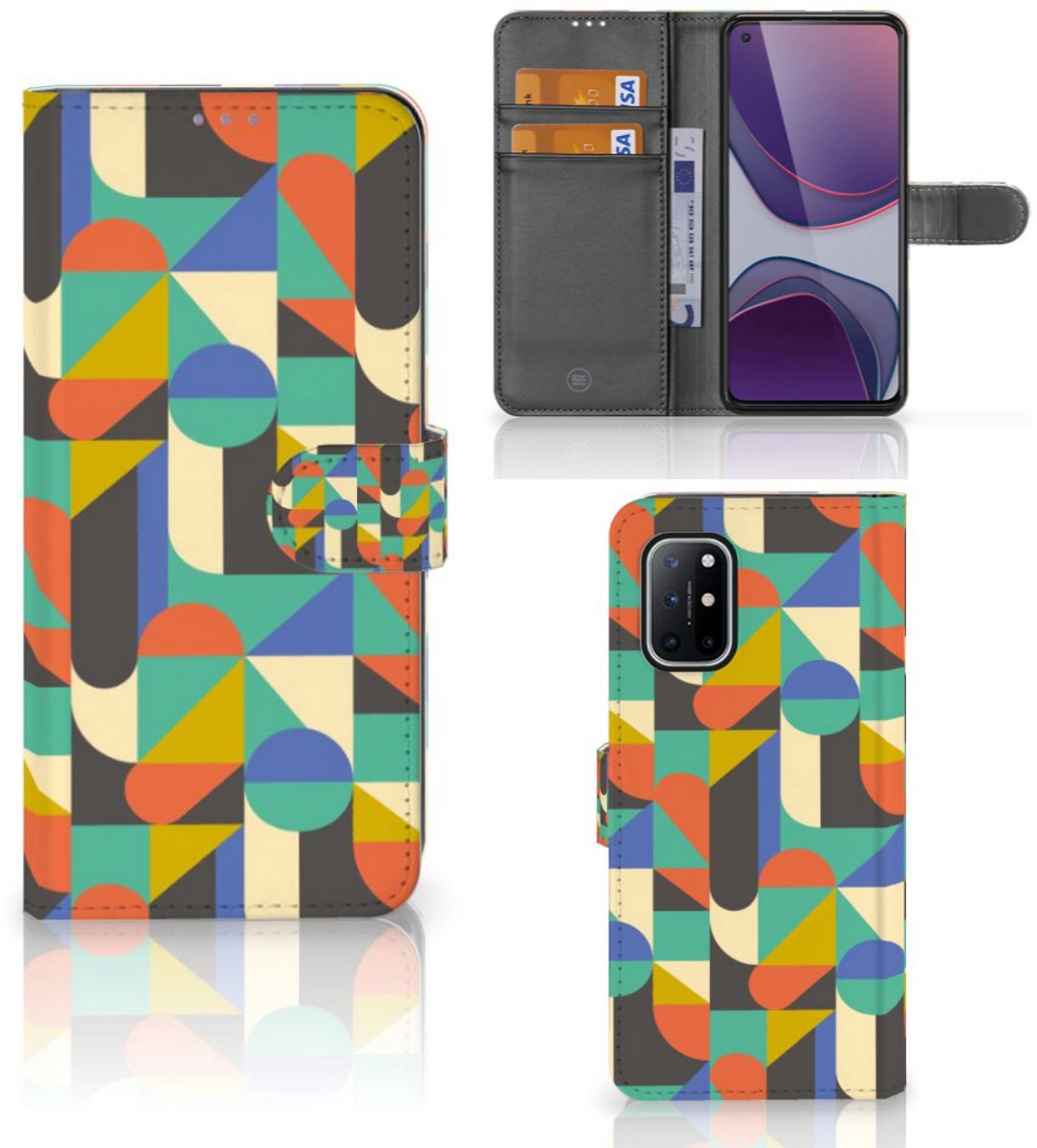 OnePlus 8T Telefoon Hoesje Funky Retro