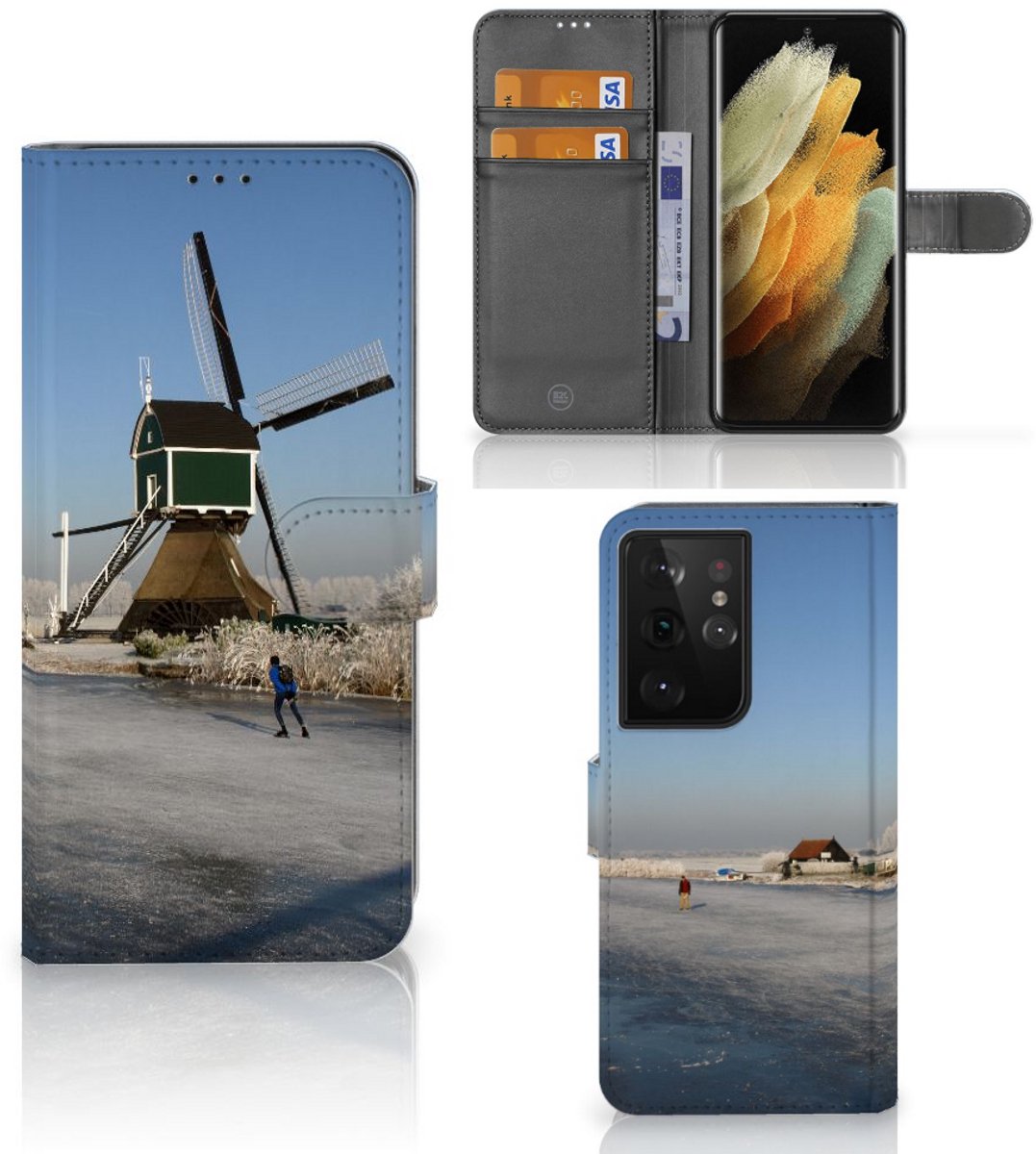 Samsung Galaxy S21 Ultra Flip Cover Schaatsers