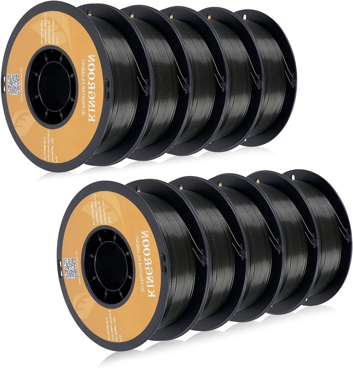 PLA Filament Bundel - 3D Printmateriaal - 3D Printen - Maattolerantie +/- 003 mm - 10 kg - Veelkleurig