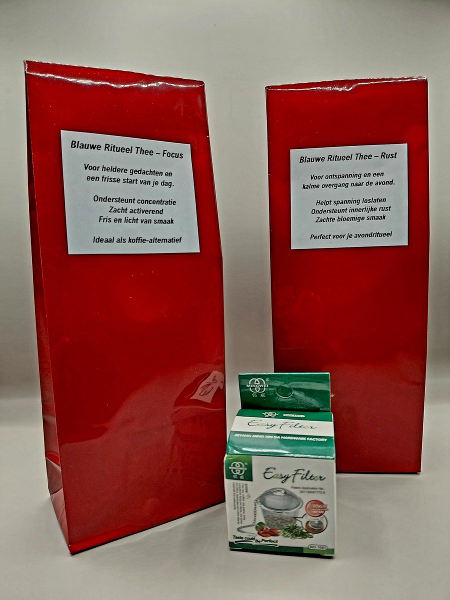 Blauwe Ritual Set - Een dagelijks ritueel voor balans, focus en ontspanning