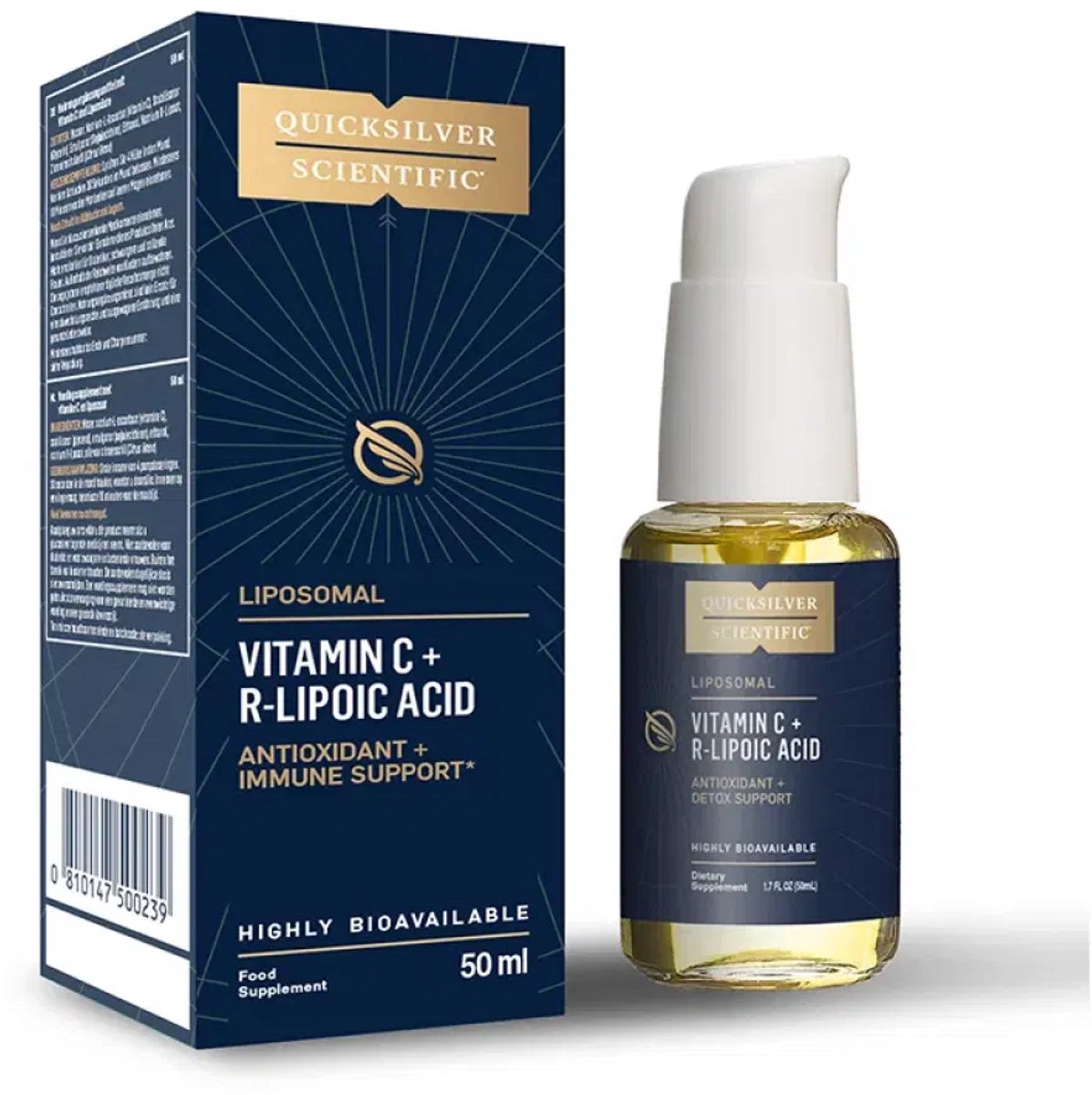 QuickSilver Scientific - Liposomal Vitamin C with R-Lipoic Acid (50 ml)