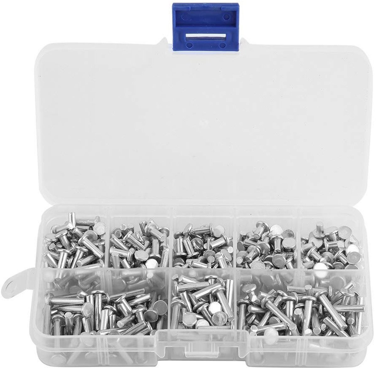 400 Stuks M3 Platkop Aluminium Blindnieten van 4mm tot 16mm voor Diverse Toepassingen