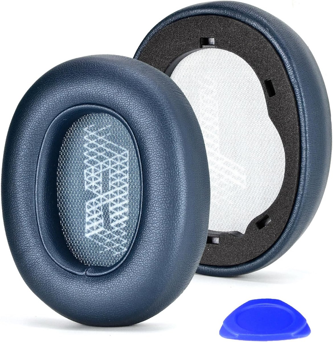 Vervangende oorkussens van traagschuim voor JBL E65BTNC, LIVE650BTNC en LIVE660BTNC hoofdtelefoons (Blauw)