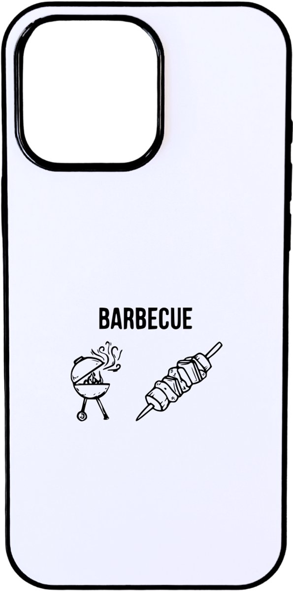 Hacebo® - Barbecue telefoonhoesje - Bbq - BBQ master - telefoonhoesjes - Barbecue liefhebber - Leuk cadeau voor iemand die van barbecueën houd - hoesje geschikt voor iPhone 16 Pro Max