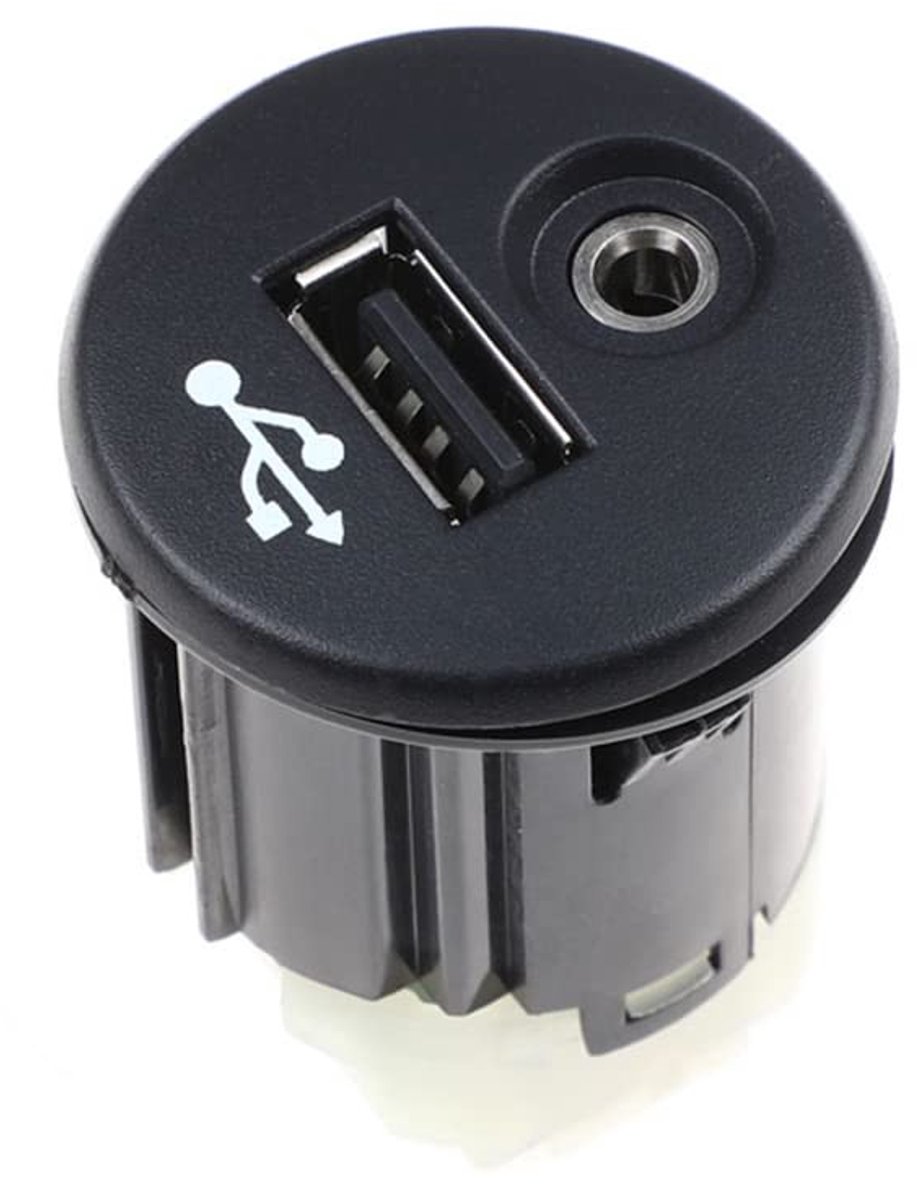 Baceyong USB AUX Port Adapter voor Nissan Juke, Qashqai, Micra en X-Trail