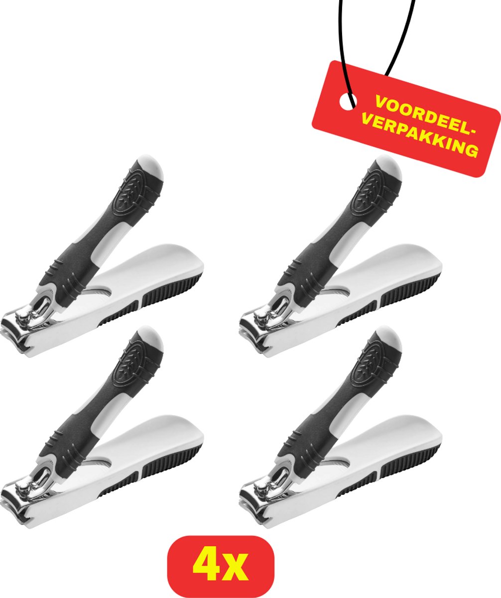 VITILITY Nagelknipper - 4 stuks - Voordeelverpakking
