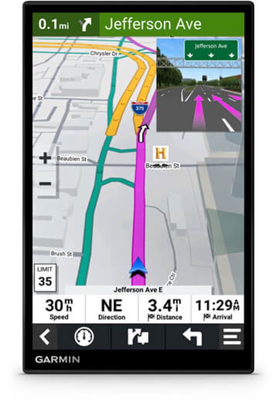 Garmin DriveSmart 86 navigator 20,3 cm (8") TFT Touchscreen 295,2 g Zwart