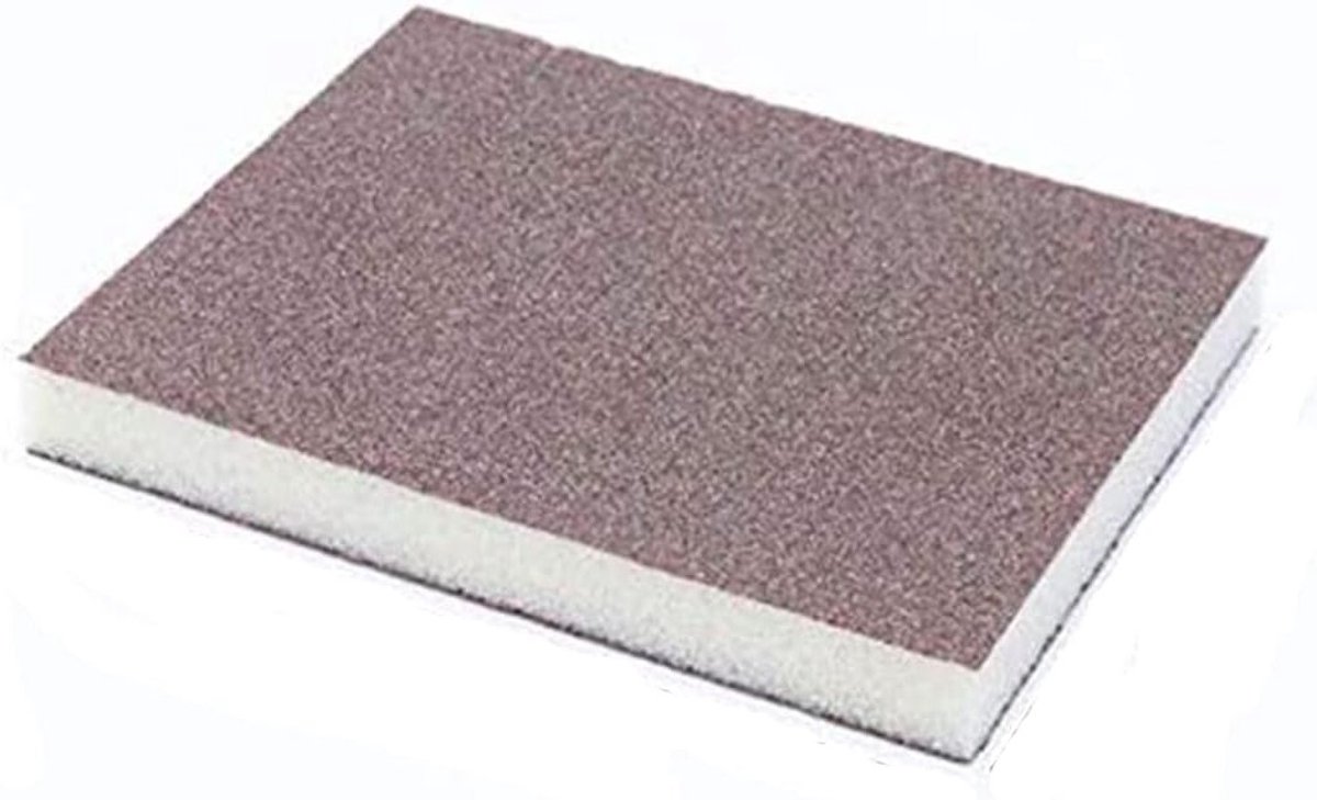 Set van 4 Flexibele Schuurblokken met 220 Grit - Ideaal voor Houtbewerking en Muren, Geschikt voor Nat en Droog Schuren