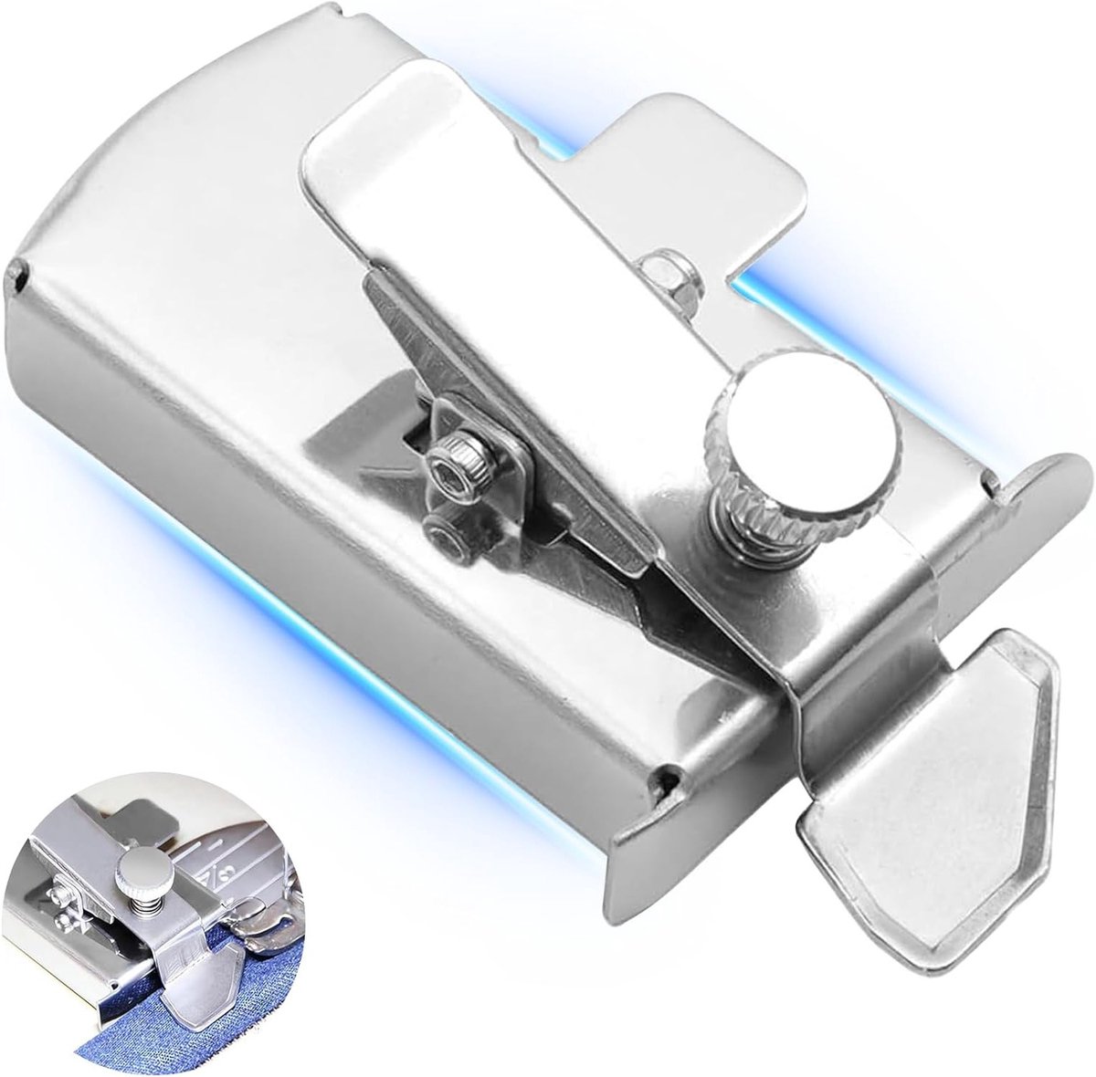 Multifunctionele Magnetische Naadgeleider voor Naaimachine, Staal, Handig Accessoire voor Precisie en Efficiëntie in Naaiprojecten