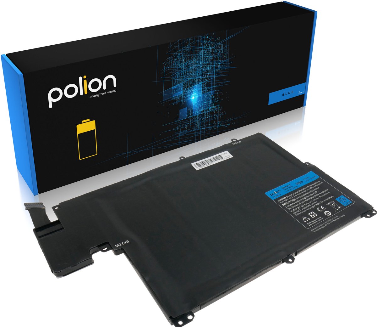 POLION Vostro Serie - Laptopbatterij - 3815mAh - 58Wh - Li-Poly