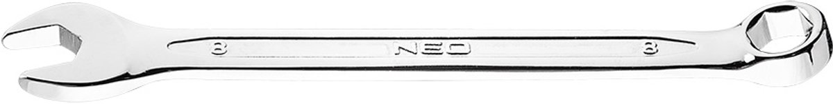NEO - Ringsteeksleutel - 8mm - Norm DIN 3113 - Chroom-vanadiumstalen