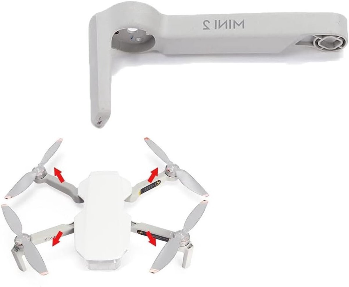 Arm Shell zonder Motor Vervanging - Accessoires en Reparatieonderdelen voor DJI Mavic Mini 2 en Mini SE - Voorzijde Links, Duurzaam en Lichtgewicht