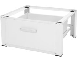 RUX® Wasmachine Verhoger - Wasmachine Verhoger met Lade - Wasmachine Sokkel Met Laadcapaciteit tot 150 KG - Wasmachine Kast - Wasmachine Ombouw – Wasmachineverhoger - ‎Wit- 63cm x 54cm x 32 cm; 9 kg