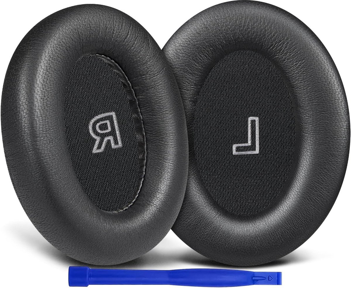 Leren Vervangende Oorkussens voor Bose QC Ultra - Comfortabele Earpads met Geluidsisolatie en Duurzaam Design in Zwart