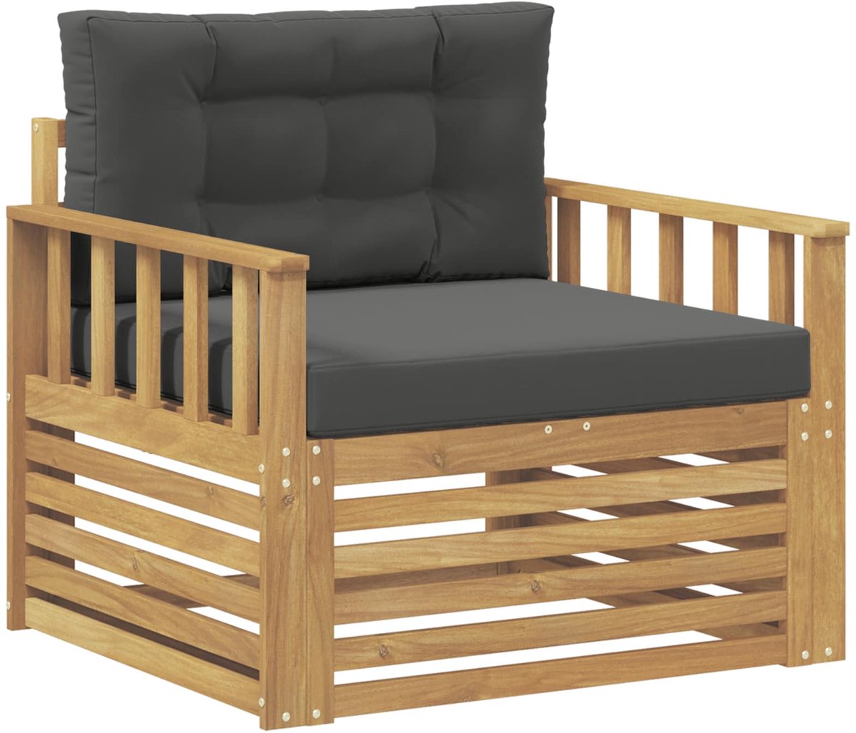 vidaXL - Buitensofa - Polyester - Wit