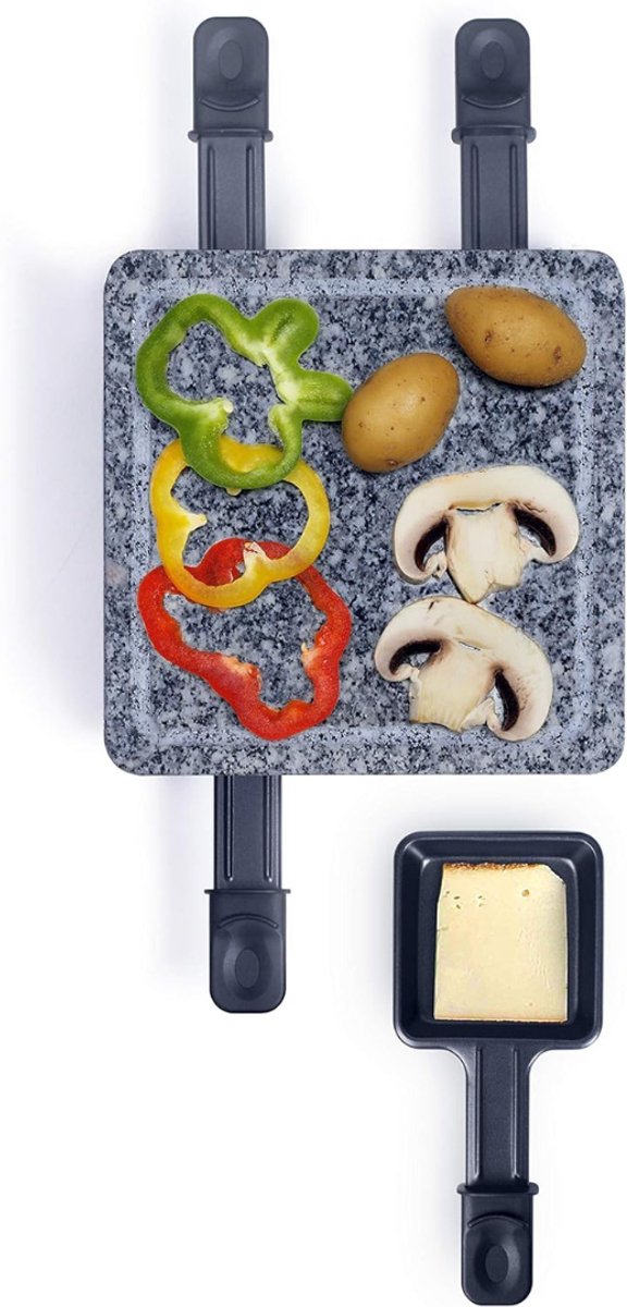 KAD® Steengrill - Gourmet - Bakplaat - Zwart - 22cm x 22cm x 12cm