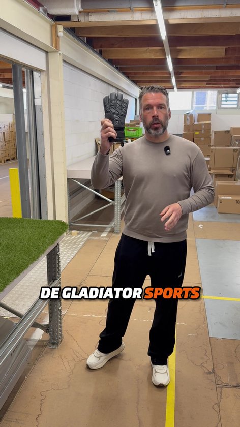 Gladiator Sports Robusto Black Keepershandschoenen - Maat 5