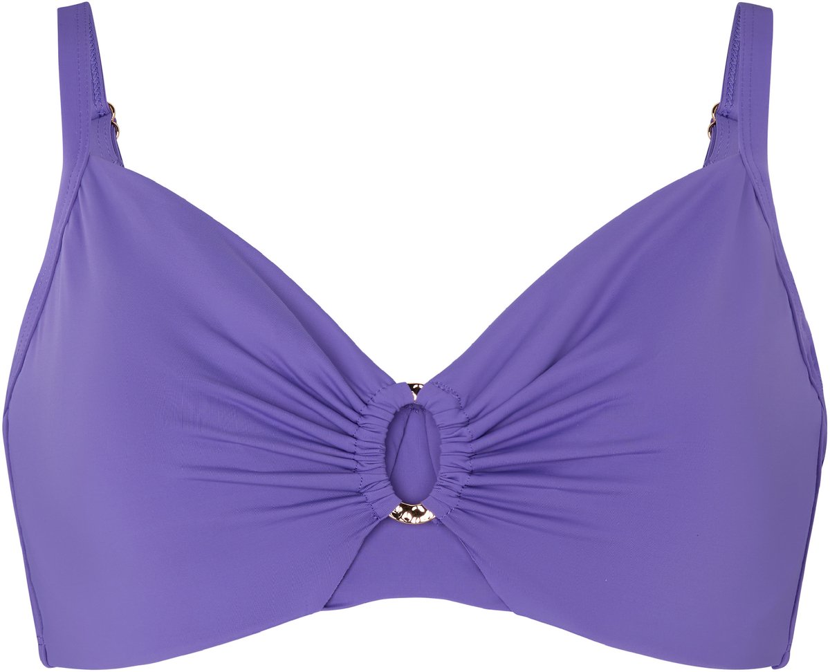 Hunkemöller Niet Voorgevormde Bikinitop met Beugel Luxe Paars