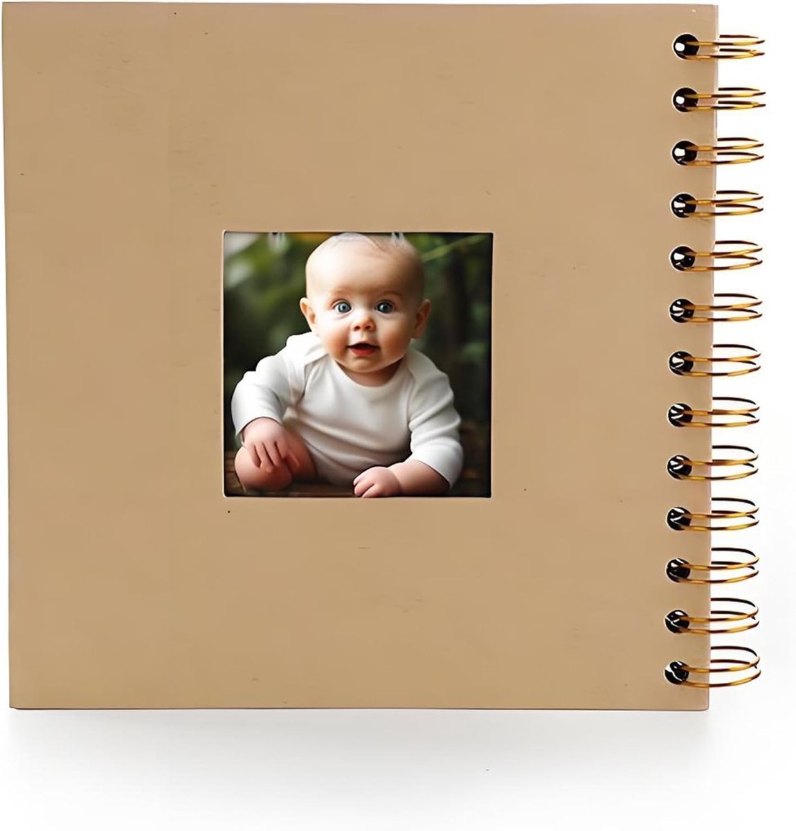 DIY Fotoalbum met 20 Pagina's, Ringband en Scrapbook voor Verjaardag, Afstuderen en Trouwen
