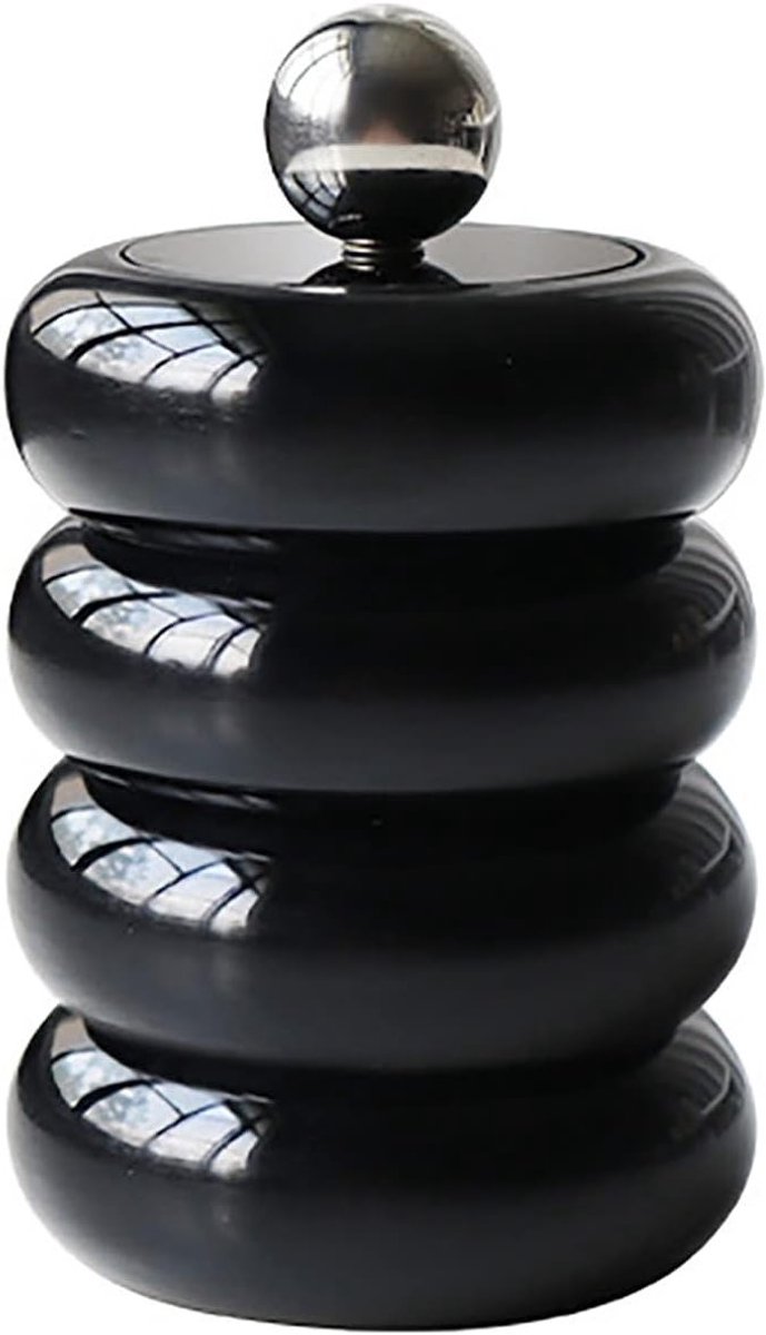Stijlvolle Donutvormige Qtip Dispenser voor Desk, Stofdichte Opbergdoos voor Wattenstaafjes en Make-up Accessoires met Deksel, Vier Laags Design