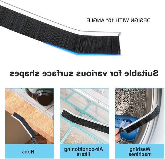 3-Pack Voegenreinigingsborstels met Harde Haren voor Badkamer, Keuken, Tegels en Ramen - Ideaal voor Hoeken en Lastige Plaatsen — afbeelding 3