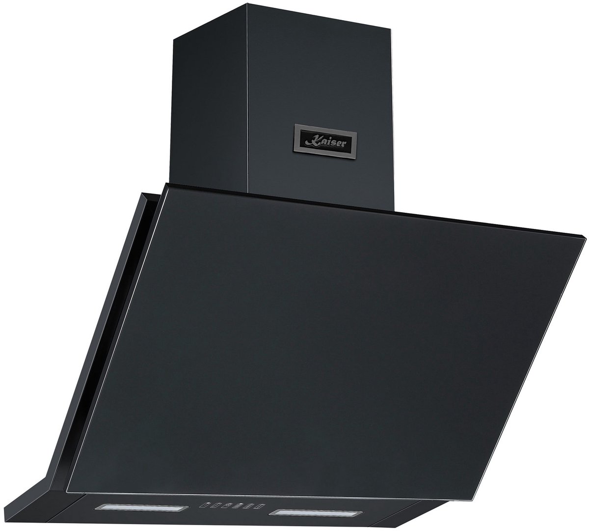 Wandafzuigkap - Kaiser - AT 6455 S – dampkap 60 cm – 1250 m³/u – mat zwart