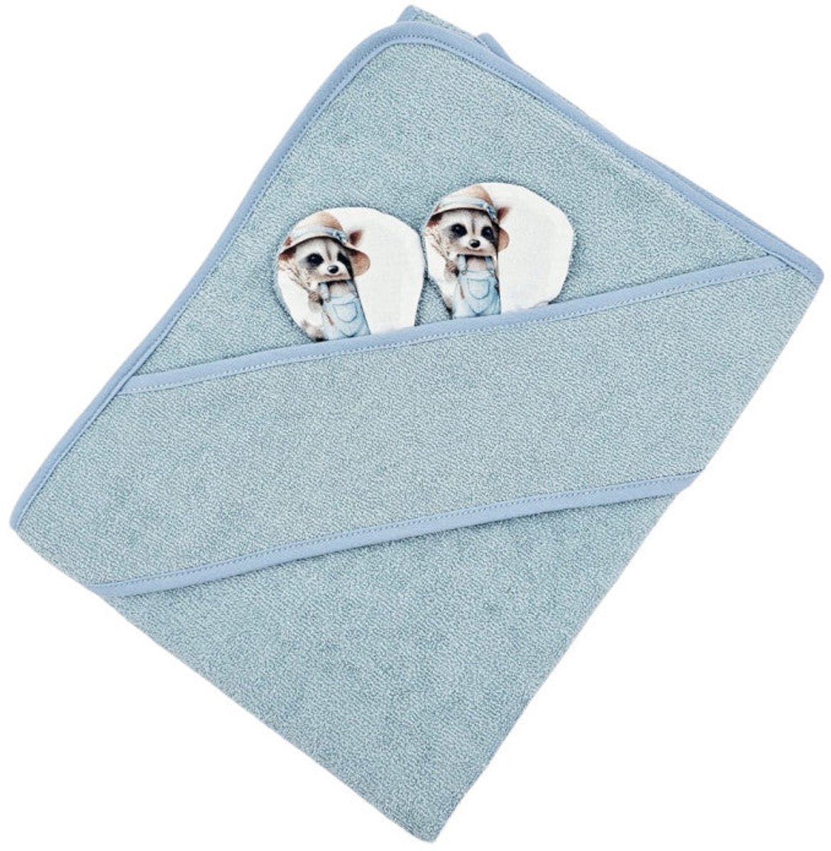 Bamboo bath cover FARMER/BLUE