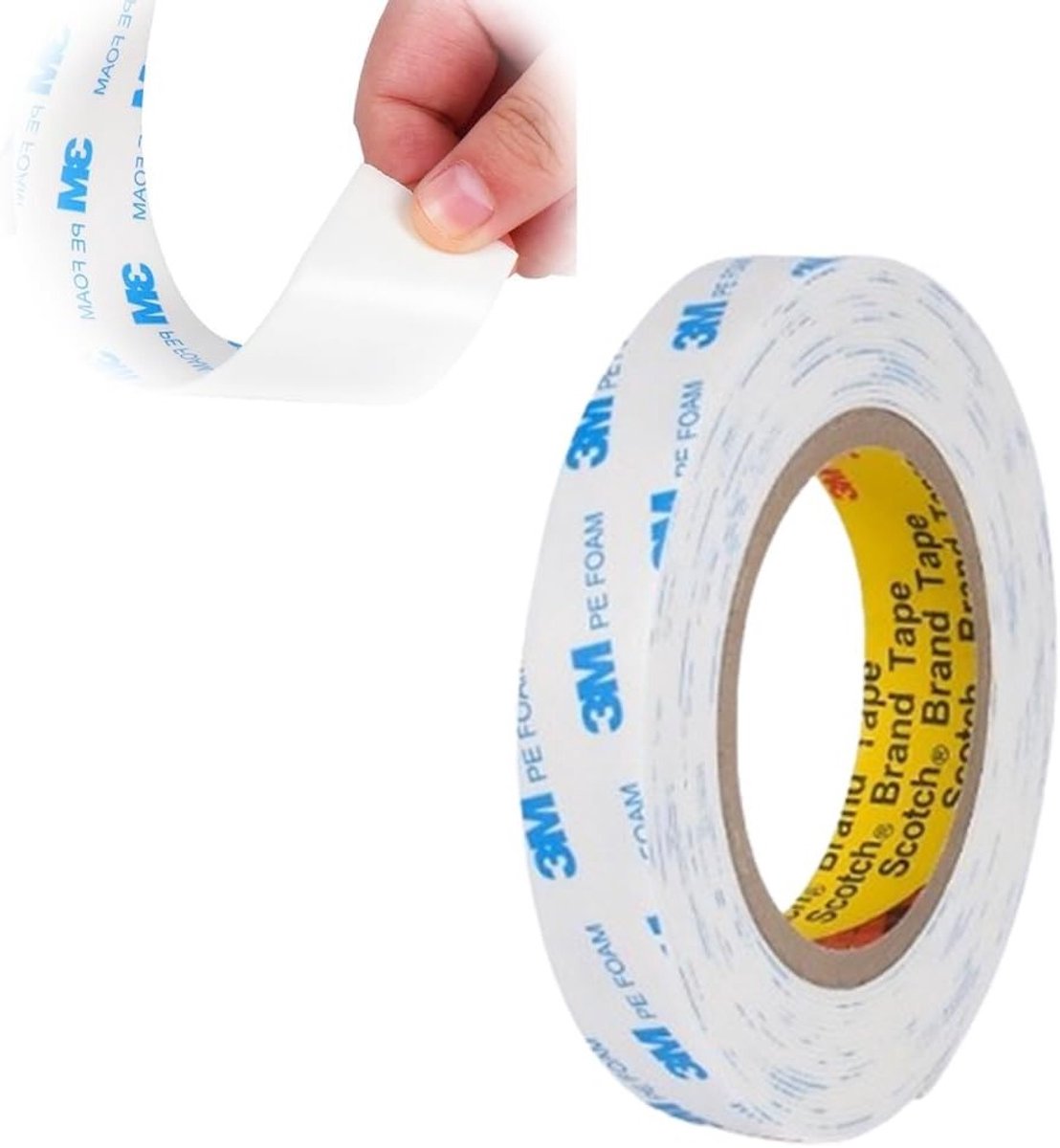 Dubbelzijdige tape voor binnen en buiten, waterdicht, geschikt voor zware objecten, 10mm x 3m, ideaal voor bevestigen van foto's en decoraties