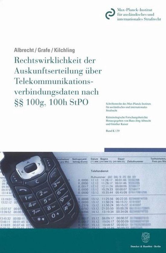 Rechtswirklichkeit der Auskunftserteilung über Telekommunik ... - cover