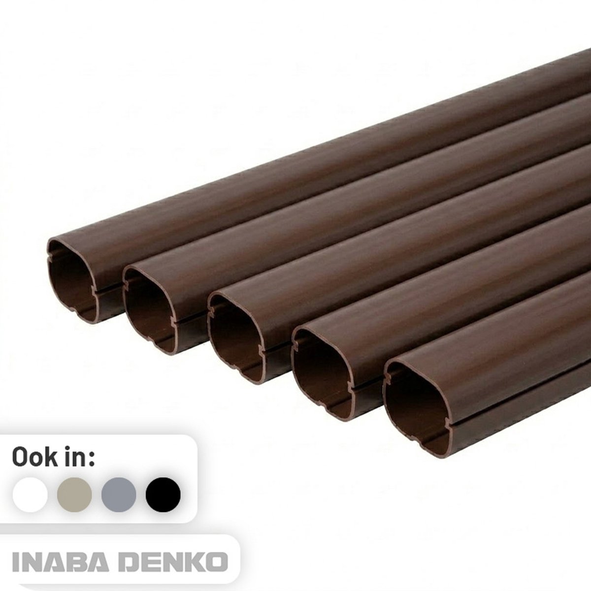 Leidinggoot PVC Bruin Inaba Denko SD-77-B 75x63 mm 2 meter
