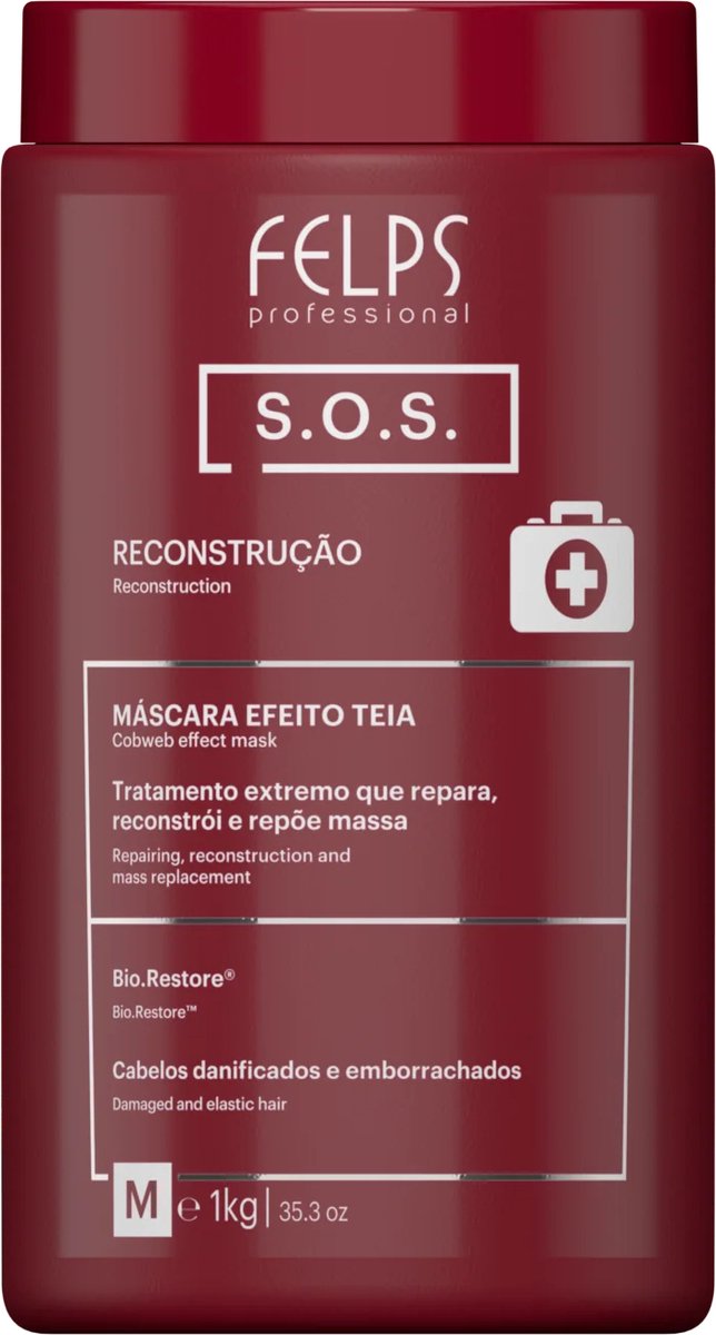 Felps Professional | S.O.S. Recovery Mask | Reconstruction Hair Mask | 1000 gr