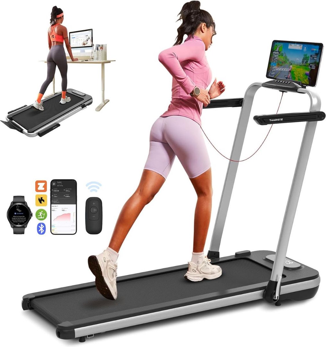 ApexArte® Loopband Inklapbaar - Hometrainer - Crosstrainer Fitness (EAN: ...0440)