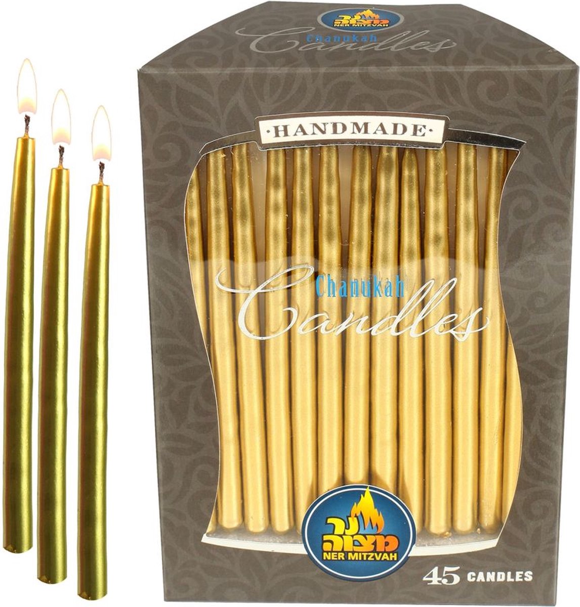 Golden Chanukah Candles