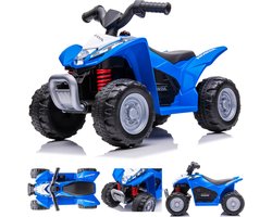 Elektrische kinderauto quad, 3km/h, kinderquad, meerijdende auto voor kinderen vanaf 18 maanden, ledlamp, speelgoed (Blauw)