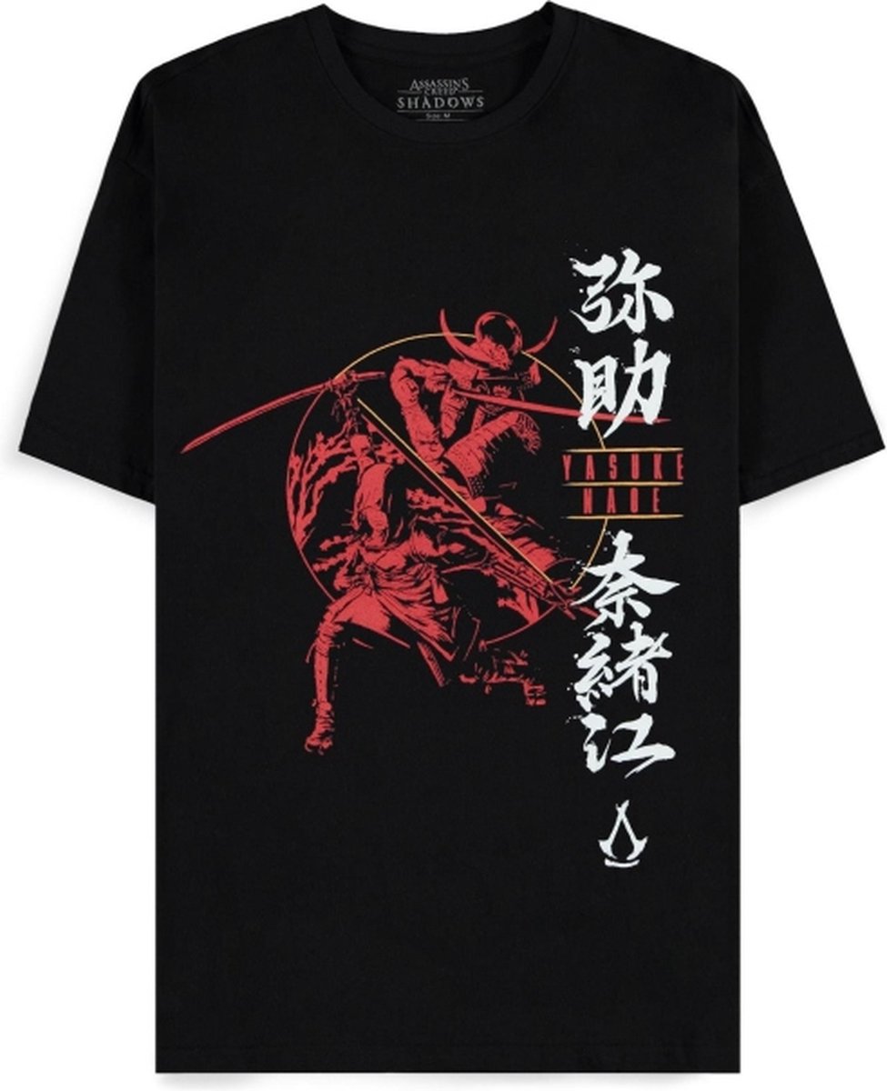 Assassin's Creed - Naoe and Yasuke Heren T-shirt - M - Zwart