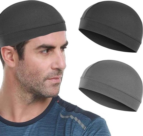 Chapeau d'été fin 2 pièces - bonnet classique pour homme et femme - noir.