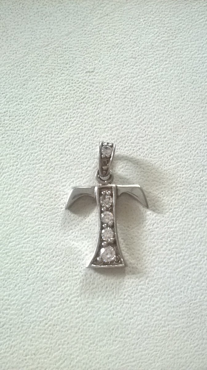 Gemstones-silver letterhanger T 925-sterling zilver met zirkonia