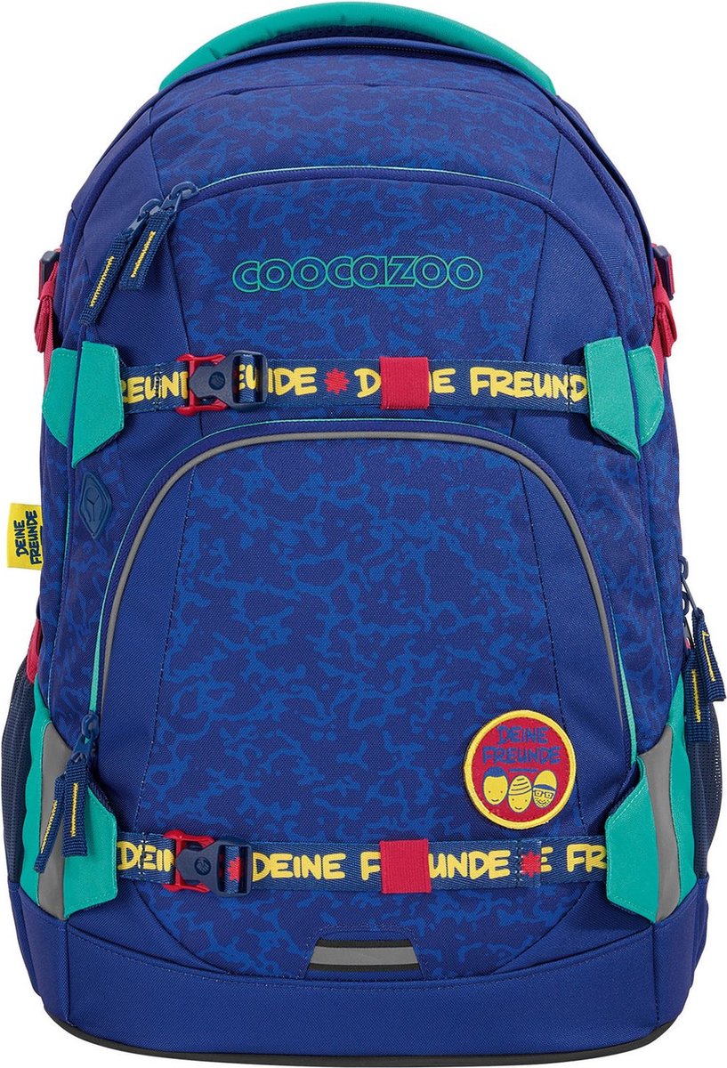 coocazoo Schoolrugzak Mate School Backpack Deine Freunde, Brudi Blauw