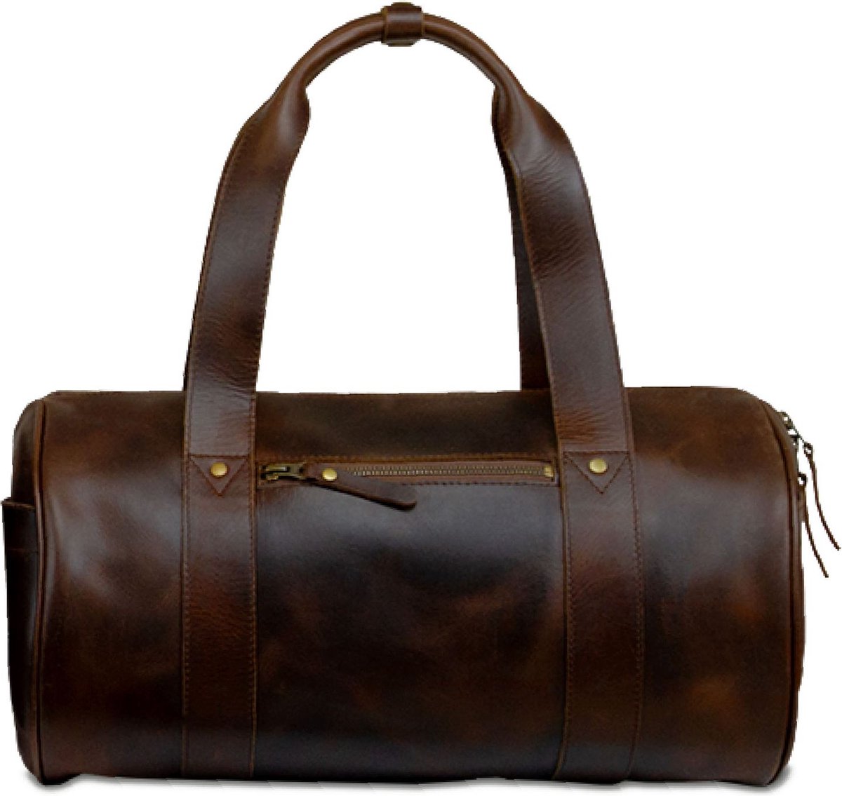 Buckle & Seam Chap Weekender Reistas Leer 40 cm - brown