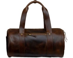 Buckle & Seam Chap Weekender Reistas Leer 40 cm - brown