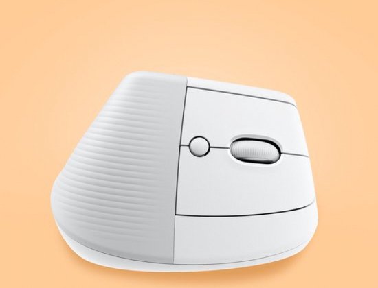 Logitech Lift - Verticale ergonomische muis - Rechtshandig - Wit
