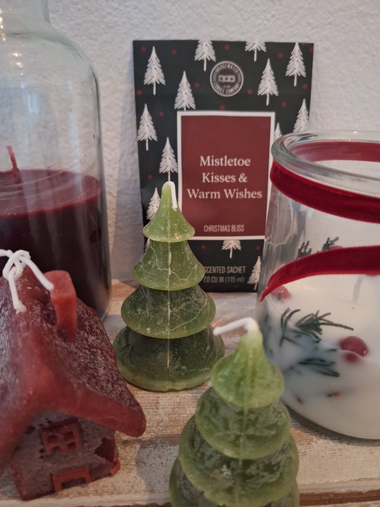Decoratief kerstpakket - Home Society - Groen/Rood accenten - Enjoy Christmas!
