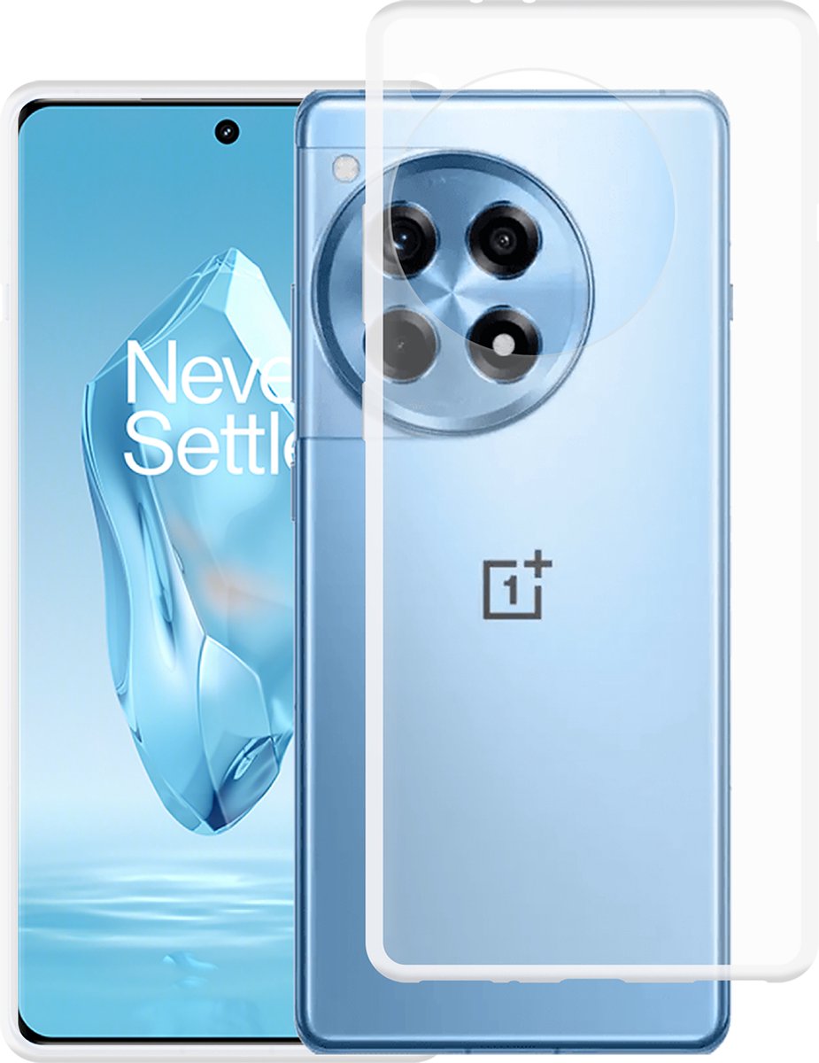 Cazy hoesje geschikt voor OnePlus 12R Hoesje Siliconen - Flexibele Case - Transparant