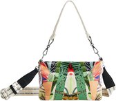Desigual Schoudertas Handtas Bols Urban Beach Otterlo Across Body Bag Moss Veelkleurig