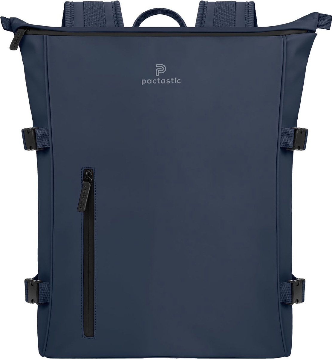 Pactastic Daypack Rugzak met laptopvak Urban Collection Top Zipper Backpack 45 cm 19L Dark Blue Donkerblauw